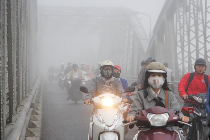 Huế chìm trong sương mù